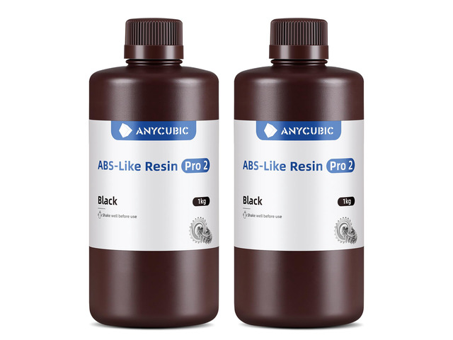 3D Printer Resin Bundle, ABS-Like Resin Pro 2 with Enhanced Strength and Toughness, Performance far Superior to ABS-Like Resin, Low Odor...