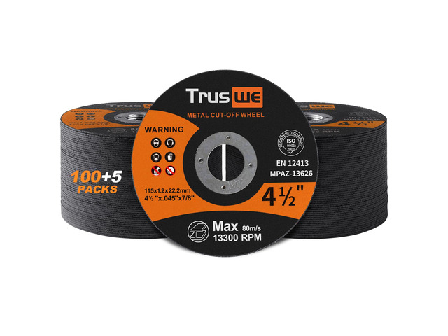 Cut Off Wheels 4 1/2 Inch - 105 Pack Cut Off Wheels Metal and Stainless Steel Cutting Wheel for Angle Grinder Ultra Thin Cut-Off Wheel Cutting Disc