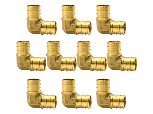 10 Pack 3/4' PEX Fittings, PEX Elbow Fittings for PEX Tubing Pipe