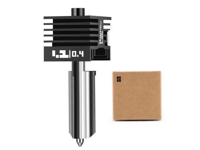 Bamboo Lab H2D,H2S,X2D,P2S Hotend Kit, Hardened Steel 0.4mm Nozzle Precise Print Head, Consistent Extrusion Heating Block, Extruder Hot End...