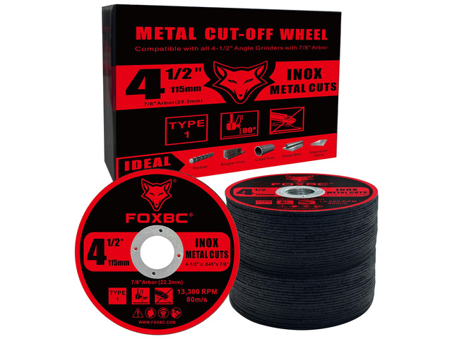 4-1/2 Inch Cut Off Wheel Discs for Angle Grinder, Cutting for Metal & Stainless Steel, 4-1/2' x.045' x 7/8' - 50 Pack