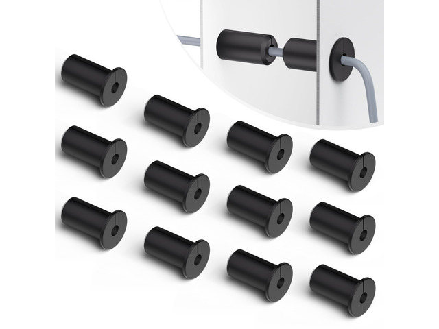 12 PCS Starlink Wall Grommets 3/4 Inch Rubber Wall Bushing Grommet for Starlink Dishy Ethernet Cable 19mm Diameter Hole Waterproof Starlink Cable...