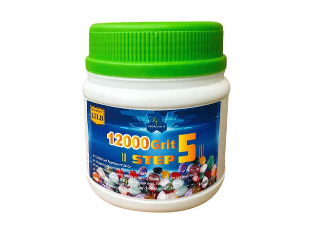 1.5LB 12000 Grit Aluminum Oxide for Final Finish, Step 5 Advanced Polishing Tumbling Filler,Rock Tumbler Polish for Micron Finish