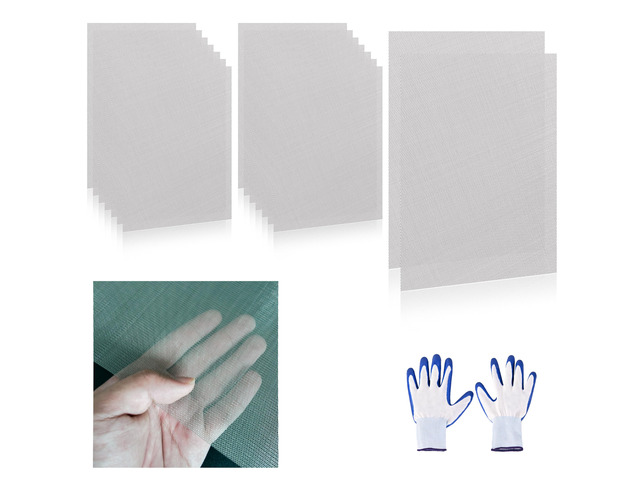 16 Pcs 13x9 Inch 40 Mesh 304 Stainless Steel Wire Mesh Sheet, Sheet Screen for DIY Crafts