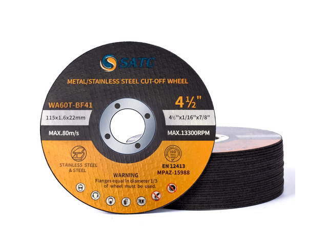 25 PCS Cut Off Wheels 4 1/2 Inch Angle Grinder Cutting Wheel 4.5 x 1/16 x 7/8 inch Cutting Wheel Die Grinder Cutting Disc Fits Angle Grinder Air Tool