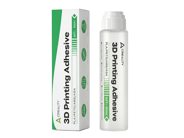 3D Printer Adhesive Glue for Bed Adhesion 80mL Large Capacity Liquid 3D Printer Glue Anti-Warping Low Odor Easy Clean Glue for PLA PETG ABS ASA...