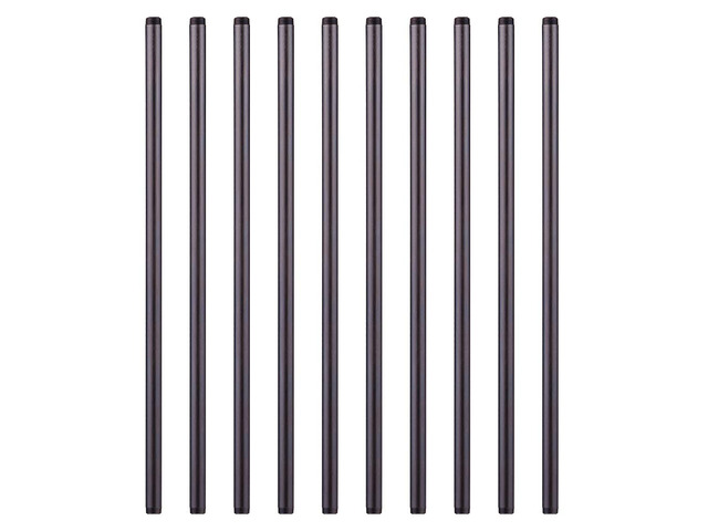 10 Pack 1/2 x 24 Inch Black Pipe Malleable Steel Nipples Fitting DIY steampunk industrial vintage style for black malleable steel threaded nipples...
