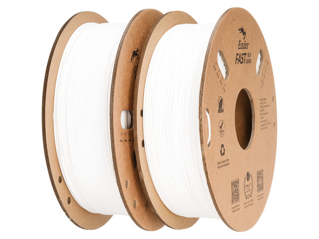 High-Speed PLA Filament 1.75mm 2KG, Fast Printing up to 300mm/s, No-Tangling, Dimensional Accuracy +/- 0.02mm, Fits Most FDM 3D Printers (White &...