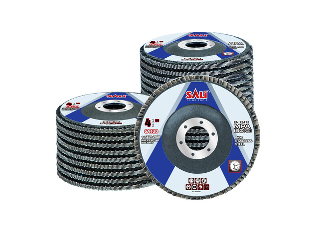 24 Pack Flap Disc 120 Grit 4.5' x 7/8-Inch Sanding Disc Bevel Type #29 Premium and Industrial Grade Angle Grinder Grinding Wheel High Performance...