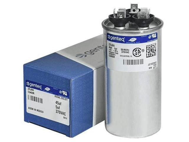 c3455r GE Round Capacitor 45 5 uf MFD, 97F9895, Z97F995, 97F9895BZ3, 27L880, 370V