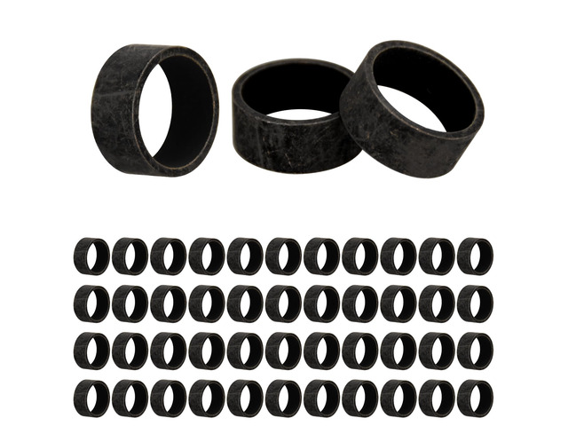 50 Pack 1/2' PEX Copper Crimp Rings for Pex Pipe Connection