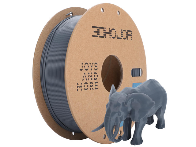 PLA Filament 1.75mm Grey,3D Printing Filament,1kg Cardboard Spool (2.2lbs), Fit Most FDM 3D Printer,Dimensional Accuracy +/- 0.03 mm,Odor Free,...