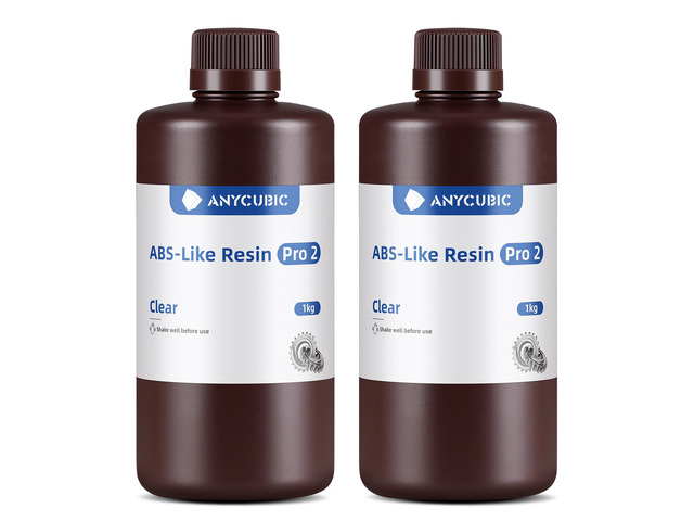 3D Printer Resin Bundle, ABS-Like Resin Pro 2 with Enhanced Strength and Toughness, Performance far Superior to ABS-Like Resin, Low Odor...