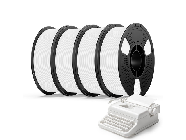 Hyper PLA+ 3D Printer Filament Bundle 4kg, 400mm/s Rapid PLA+ 1.75mm Great Toughness 3D Printing Filament, Compatible with Most FDM 3D Printers,...