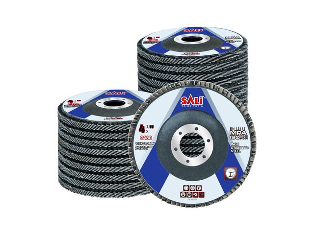 24 Pack Flap Disc 80 Grit 4.5' x 7/8-Inch Sanding Disc Bevel Type #29 Premium and Industrial Grade Angle Grinder Grinding Wheel High Performance...