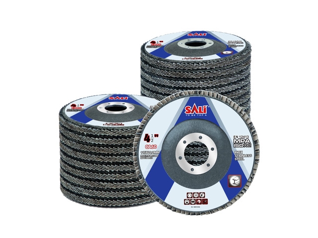 24 Pack Flap Disc 60 Grit 4.5' x 7/8-Inch Sanding Disc Bevel Type #29 Premium and Industrial Grade Angle Grinder Grinding Wheel High Performance...