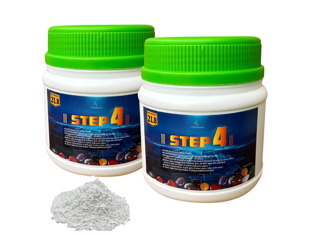 4 LB Rock Tumbler Grit Refill, Final Polish 1500 Fine Aluminum Oxide, Step 4 for Tumbling Stones