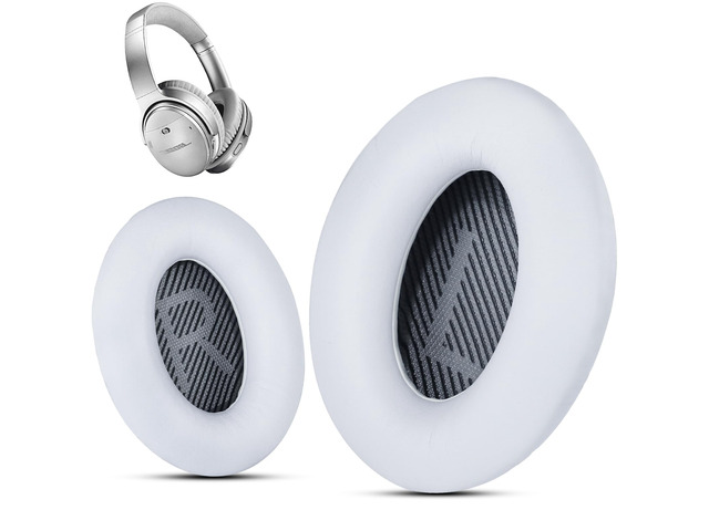 Earpads for Bose QC35 Replacement, Rose Gold Style White Fits QC35 II/QC25/QC2/QC15/AE2/AE2i/AE2w/SoundTrue/SoundLink; soft memory foam ear pads...