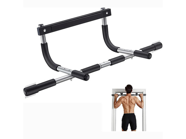 Pull Up Bar for Doorway, Heavy Duty Chin Up Station for Home Gym, Multi-Grip or Adjustable Door Frame Exercise Equipment for Upper Body Strength...