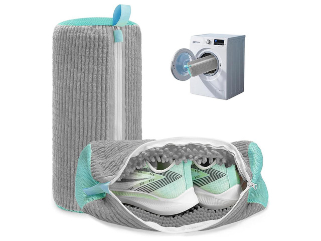 Shoe Washing Machine Bag Laundry Shoe Bag for Washer and Dryer Reusable 2pc Shoe Cleaning Bags for Sneakers 360° Deep Cleaning Machine for All...