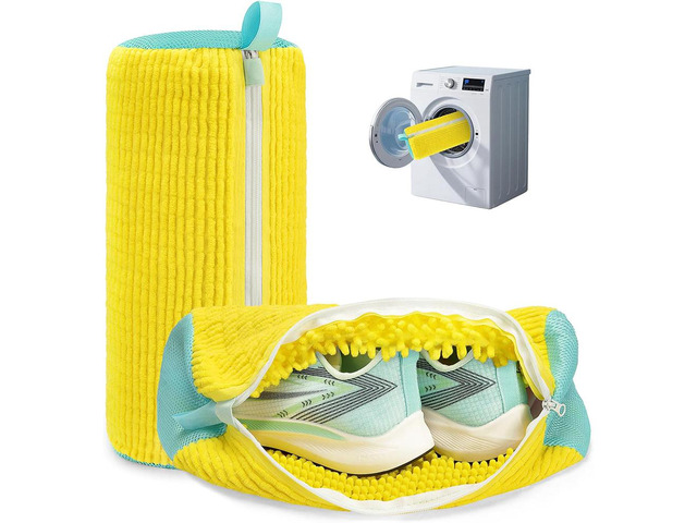 Shoe Washing Machine Bag Laundry Shoe Bag for Washer and Dryer Reusable 2pc Shoe Cleaning Bags for Sneakers 360° Deep Cleaning Machine for All...