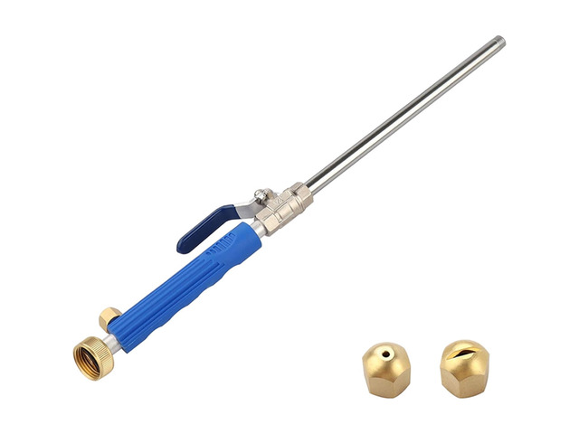 High Pressure Power Washer Attachment Wand, Hydro Jet Water Hose Nozzle,Watering Sprayer Cleaning Tool, Wand Lance for Garden Hose Power Wash Gun...