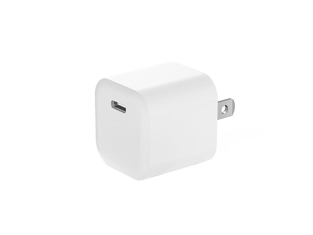 20W Fast Charging USB-C Wall Charger, 1-Port PD 3.0 for iPhone, Samsung, iPad, Tablets, Phones, Travel-Friendly Size, White