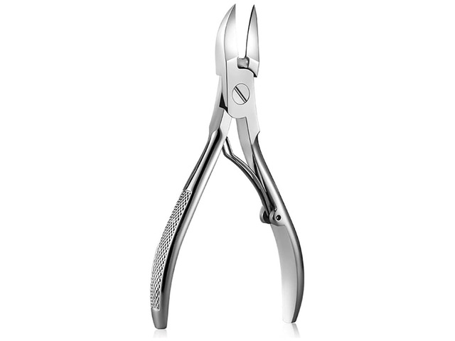 Podiatrist Toenail Clippers, Super Sharp and Wear-Resistant Curved Blade Toe Nail Cutters for Thick and Ingrown Nails, High Temperature Forging...