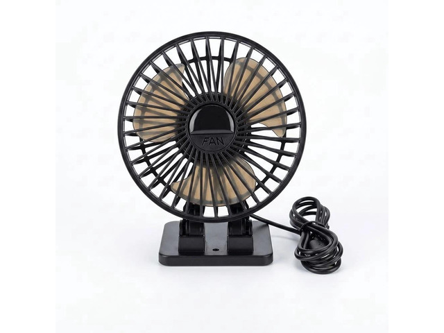 Fan, Small Desk Fan with 3 Settings, Personal Quiet Fan with Strong Airflow and Low Noise, Desktop Office Portable Cooling Fan- 3.2ft Cord