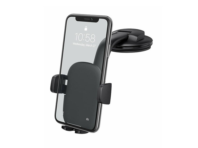 Car Phone Holder Mount, suction cup Multifunctional Phone Mount for Car Windshield Dashboard Hands Free Automobile Cell Phone Holder Fit