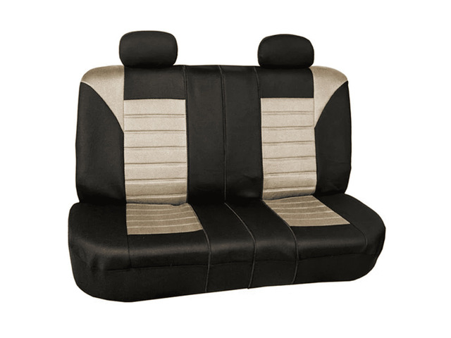 Premium 3D Air Mesh Seat Covers with removable headrests - for SUV, Sedan, Van - Rear Beige
