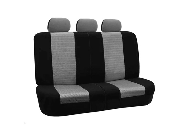 3D Air Mesh Seat Covers - Premium Comfort with Breathable Mesh, Universal Fit for Cars, Trucks, and SUVs - Rear Gray