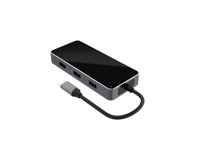 USB C Hub 7 in 1 Multiport Adapter with 4K HDMI Dongle, SD/TF Card Reader, 3.0 USB-A x 3, USBC Docking Station for MacBook Mac Pro/Air, Dell, HP,...