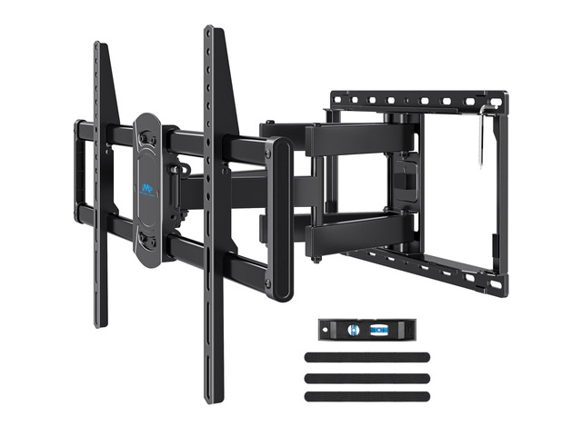 Full Motion TV Wall Mount for 42-90 Inch TV up to 154lbs TV Bracket with Swivel and Tilt, Articulating Dual Arms, Fits 16inch Studs, Max VESA...