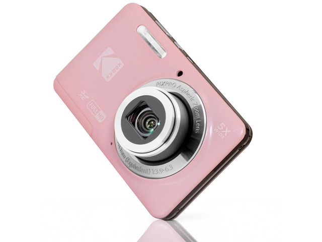 PixPro Friendly Zoom FZ55 16MP 1080p Full HD Camera (Pastel Pink) 5X Optical Vlogging