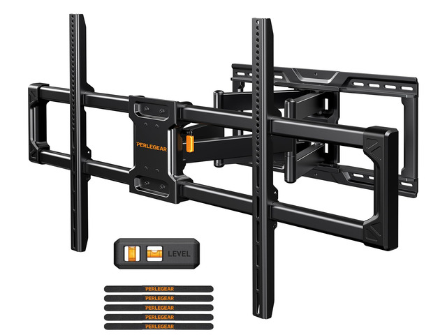Full Motion TV Wall Mount for 42100 Inch Large TVs up to 200 lbs Pre-assembled TV Mount,UL Listed TV bracket,Fits 16'/24' Wood Studs,Max VESA...