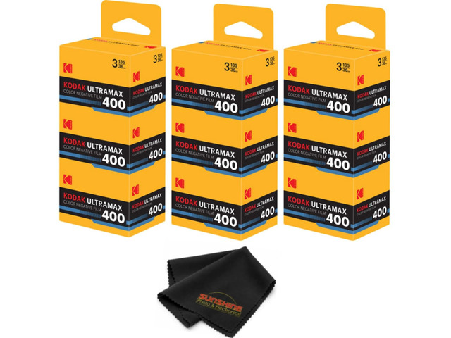 Ultramax 400 Color Print Film 36 Exp. 35mm DX 400 (Three 3-Packs (New Packaging))