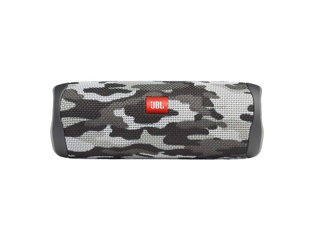 Flip 5 Portable Waterproof Wireless Bluetooth Speaker - Black Camo