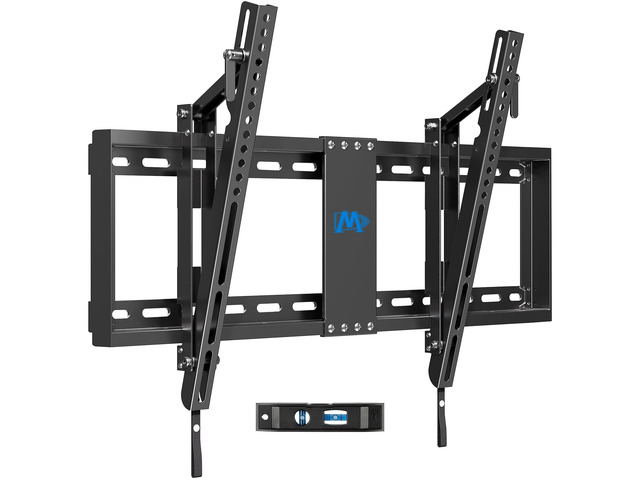 Tilt TV Wall Mount for 42-70 Inch TVs, Tilt Up to 20 Degrees Fits VESA 200x100 to 600x400mm, up to 132 LBS Loading, Fits 16', 18', 24' Studs,...