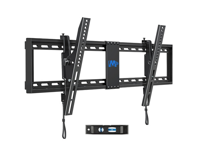 TV Wall Mount for 42-86 Inch TVs, Tilting TV Mount Bracket with Level Adjustment, Fits 16', 18', 24' Studs, Easy for Centering, Max VESA 800x400mm,...