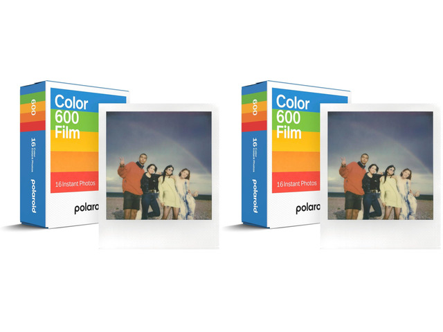 Color Film for 600 Double Pack, 16 Photos (6012) - Packaging May Vary (Pack of 2)