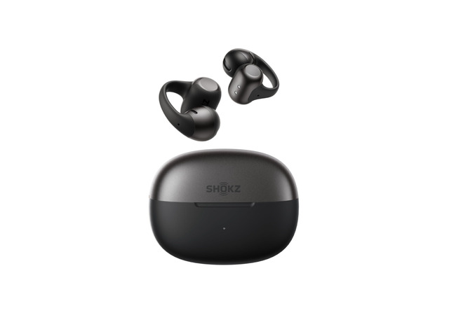 OpenDots 2 Open-Ear Clip-On Earbuds, Black, Dolby Audio, 3 Mics Rich bass with Dolby Audio; 3-mic clear calls; 40H listening; IP57; Bluetooth 6.1;...