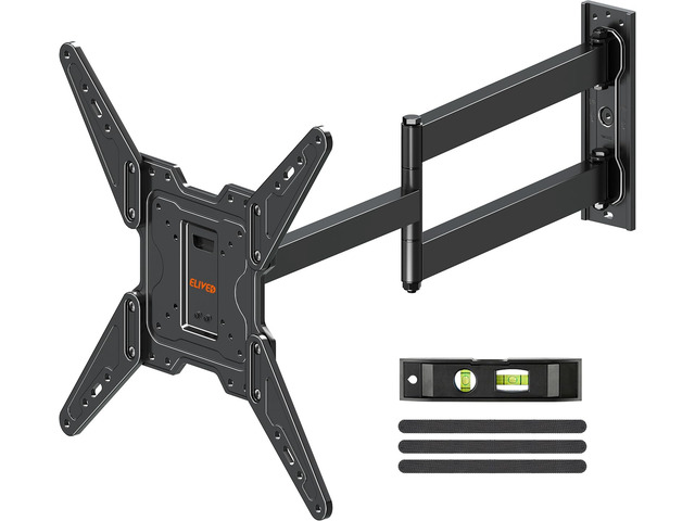 31.3in Long Arm TV Mount for 32-65' TVs, Max VESA 400x400, 99 lbs. Full motion swivel & tilt design, ultra long extension wall bracket, sturdy...