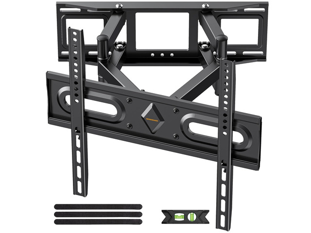 50 55 65 inch Full Motion TV Wall Mount for 32-70 inch TV Bracket,Dual articulating Arms Mount, Tilt Swivel Extension Level, Max VESA 400x400mm,...