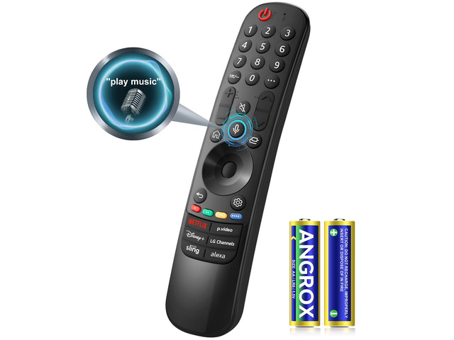 Voice Magic for LG TV Remote Control Replacement with Battery for LG Magic Remote MR21 MR22 MR23 MR24GA Precision Pointing Cursor, Enhanced Voice...
