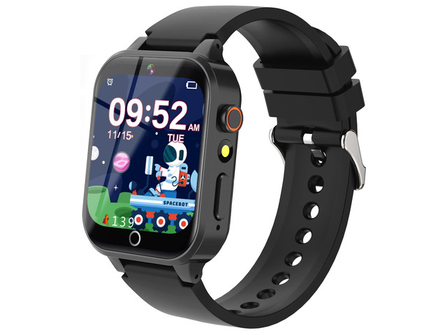 Smart Watch for Kids with 26 Puzzle Games HD Touchscreen Camera Video Music Player Habit Tracking Pedometer Alarm Flashlight 12/24 hr Educational...