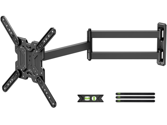 Long Arm TV Wall Mount for Most 32-65 Inch TVs, 29 Inch Long Extension TV Mount Swivel and Tilt, Full Motion Corner Wall Mount Tv Bracket Fit Max...