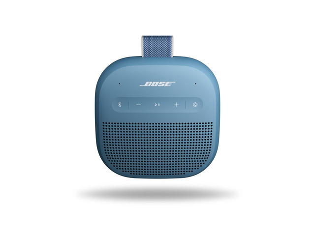 SoundLink Micro Portable Bluetooth Speaker (2nd Gen), Wireless Outdoor Speaker, Up to 12 Hours Battery Life, Waterproof and Dustproof, Blue Dusk
