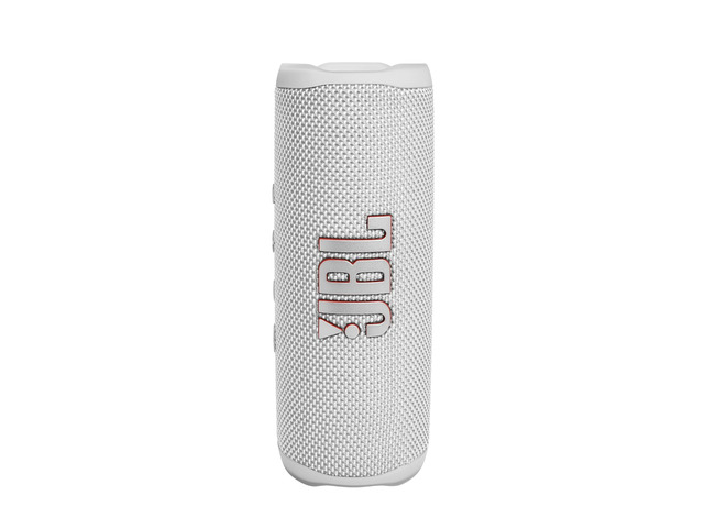 Flip 6 - Portable Waterproof Speaker - White Louder, more powerful sound, IP67 waterproof and dustproof, 12 Hours of Playtime, Bold design