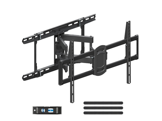 TV Wall Mount for Most 42-84 Inch TVs Full Motion Wall Mount Bracket with Articulating Arms, Max VESA 600x400mm, Up to 110LBS, Fits 16', 18', 24'...